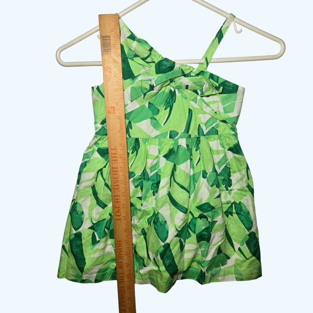 Janie and Jack Dress Lot of 2 Girls Size 4 Black White Green Tropical Leaf - Picture 10 of 10